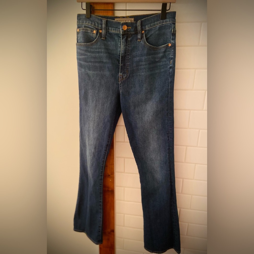Premium J.Crew Point Sur Demi-Flare Jean